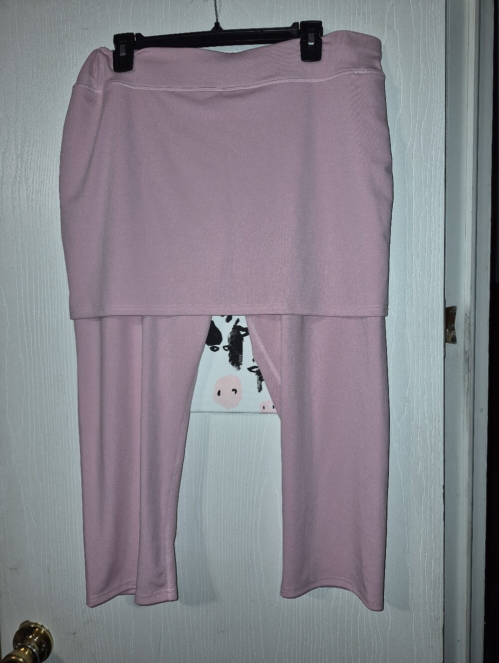 Ladies Pink Skirted Leggings - Soft Everyday Bottoms